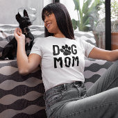 Dog mam Paw Print T-shirt