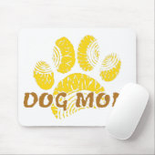 Dog mam Paw Sunflower Tekening Muismat (Met muis)