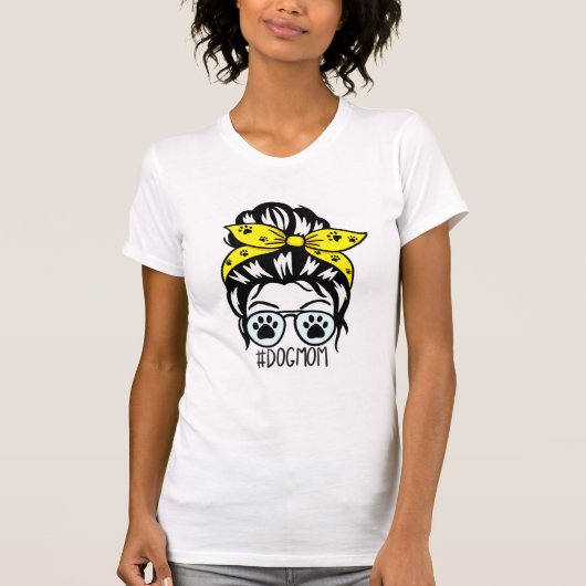 Dog mam T-shirt (Voorkant)
