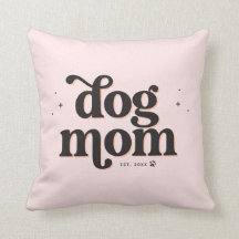 Dog Mam Trendy Typografie Aangepaste foto en tekst