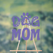 Dog mama acryl bord (Neutraal)