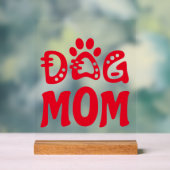 Dog mama acryl bord (Neutraal)