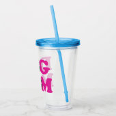 Dog mama acryl drinkbeker (Links)