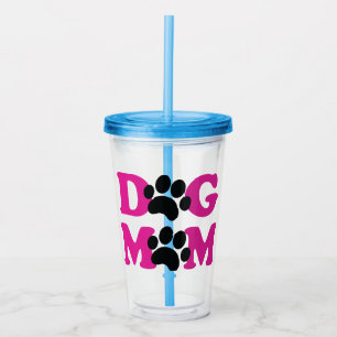 Dog mama acryl drinkbeker