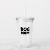 Dog mama acryl drinkbeker (Voorkant)