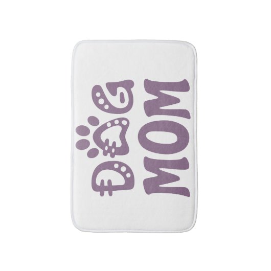 Dog mama badmat (Voorkant Verticaal)