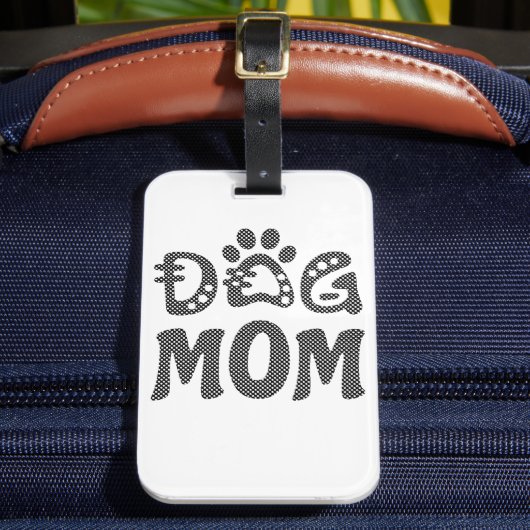 Dog mama bagagelabel (Voorkant Insitu 2)