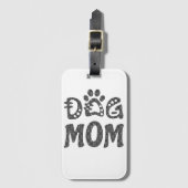 Dog mama bagagelabel (Voorkant (verticaal))