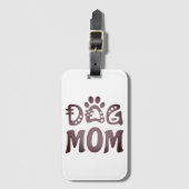 Dog mama bagagelabel (Voorkant (verticaal))