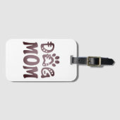 Dog mama bagagelabel (Voorkant (horizontaal))