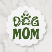 Dog mama bedankjes labels (Achterkant)