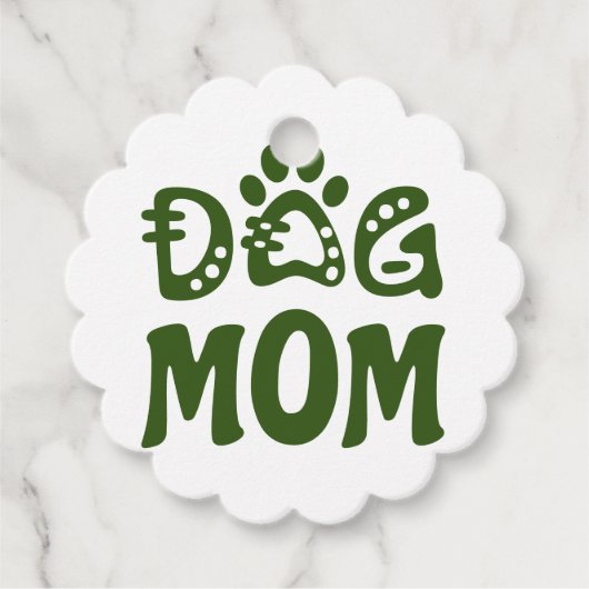 Dog mama bedankjes labels (Voorkant)