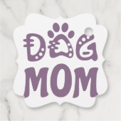 Dog mama bedankjes labels (Achterkant)
