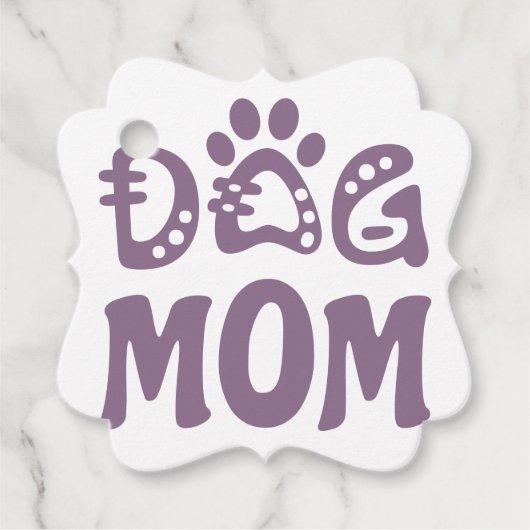 Dog mama bedankjes labels (Voorkant)