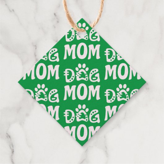 Dog mama bedankjes labels (Achterkant)