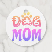 Dog mama bedankjes labels (Achterkant)