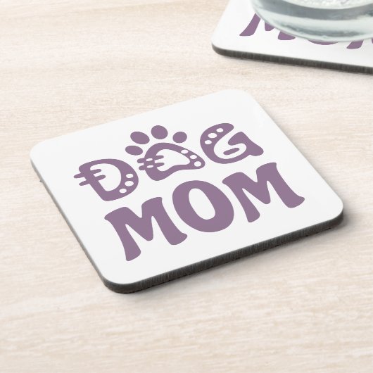 Dog mama bier onderzetter (Linkerzijde)