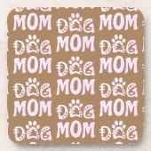 Dog mama bier onderzetter (Voorkant)