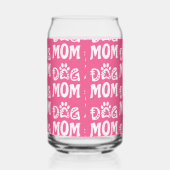 Dog mama blikvorm glas (Links)