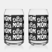 Dog mama blikvorm glas (Voorkant)
