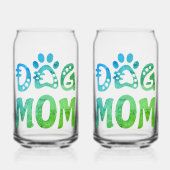 Dog mama blikvorm glas (Voorkant)