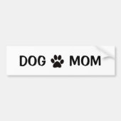 Dog mama bumpersticker (Voorkant)
