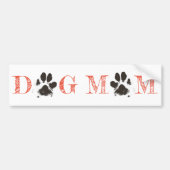 "Dog mama" bumpersticker (Voorkant)