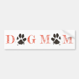"Dog mama" bumpersticker