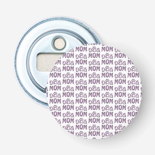 Dog mama button flesopener (Voorkant)