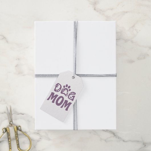 Dog mama cadeaulabel (Met Touw)