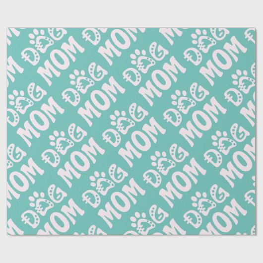 Dog mama cadeaupapier (Vlak)