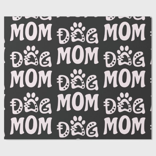 Dog mama cadeaupapier (Vlak)