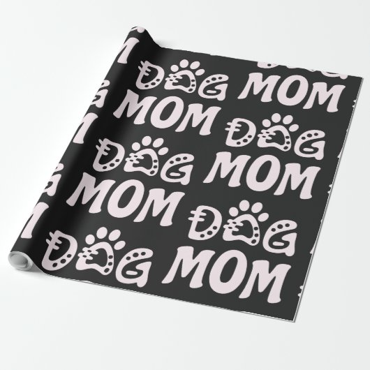 Dog mama cadeaupapier (Uitgerold)