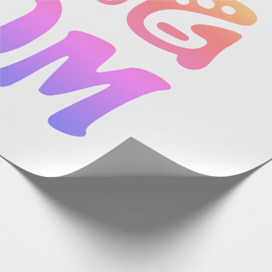 Dog mama cadeaupapier (Hoek)