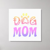 Dog mama canvas afdruk (Voorkant)