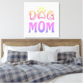Dog mama canvas afdruk (Insitu (Slaapkamer))