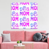 Dog mama canvas afdruk (Insitu (Woonkamer))