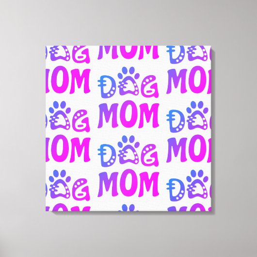 Dog mama canvas afdruk (Voorkant)