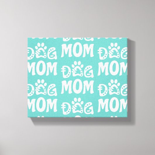 Dog mama canvas afdruk (Voorkant)