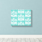 Dog mama canvas afdruk (Insitu (Houten vloer))