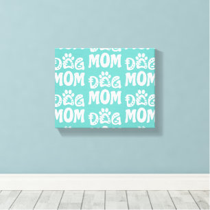 Dog mama canvas afdruk