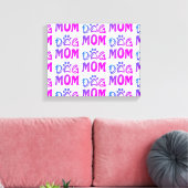 Dog mama canvas afdruk (Insitu (Woonkamer))