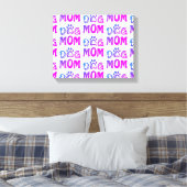 Dog mama canvas afdruk (Insitu (Slaapkamer))