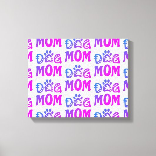 Dog mama canvas afdruk (Voorkant)