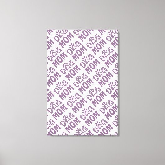 Dog mama canvas afdruk (Voorkant)