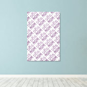 Dog mama canvas afdruk (Insitu (Houten vloer))