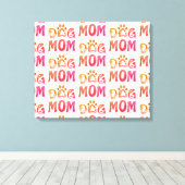 Dog mama canvas afdruk (Insitu (Houten vloer))
