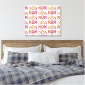 Dog mama canvas afdruk (Insitu (Slaapkamer))
