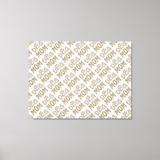 Dog mama canvas afdruk (Voorkant)