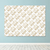 Dog mama canvas afdruk (Insitu (Houten vloer))